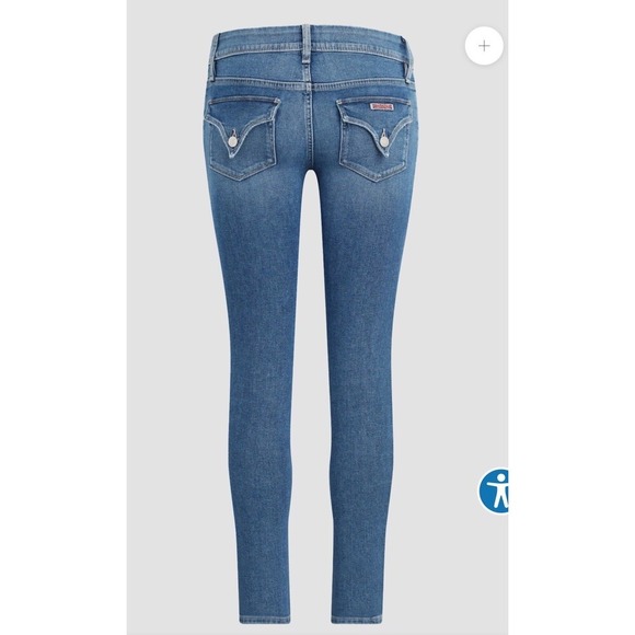 Hudson‎ Collin Skinny Jeans Womens Size 25 MidRise Flap Pocket - Picture 2 of 8
